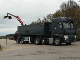 Renault T480 6x2 trekker 262dkm!! TRAILER WITH CRANE FO...