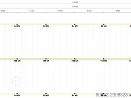10x25m Lagerbühne , Belastung : 500kg/qm Unterkante: 3,0m , ca. 250qm Systembühne