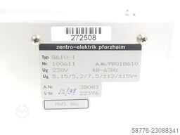Zentro-Elektrik zentro-elektrik 8610-1 Power Supply SN:100611