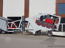 Polygonmach PMC 100m3/hour mobile concrete batching plant