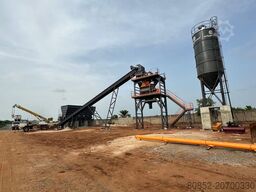 Polygonmach 100m3/hour stationary concrete batching plant