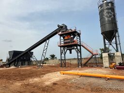 Polygonmach 100m3/hour stationary concrete batching plant