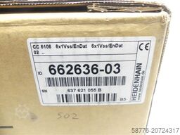 Heidenhain CC 6106 Regeleinheit ID: 662636-03 SN: 637 621 055 B --