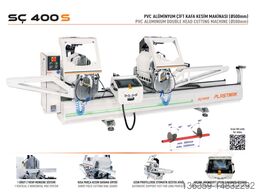 PLASTMAK PVC ALÜMİNYUM İŞLEME MAKİNALARI PVC ÇİFT KAFALI MAKİNE SETİ