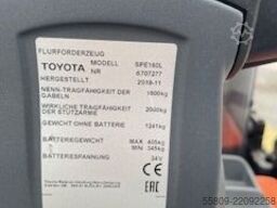 Toyota SPE160L// 1150 mm Gabeln
