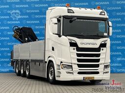 Scania S 540 B8x2/*6NB HIAB X-HIPRO 232+GS MEPPEL TRAILER