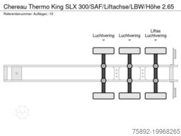 Chereau Thermo King SLX 300/SAF/Liftachse/LBW/Höhe 2.65