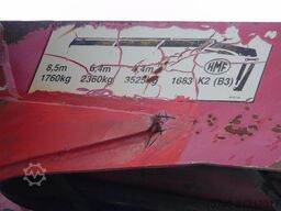 DAF CF 85.380 + MANUAL + HMF 1680 + HYVA + 6X2