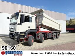 MAN TGS 35.500 8X6 BB, Stahlmulde ca. 18m³