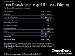 Mercedes-Benz Vito Tourer PRO 114 CDI extralang Automat,KameraBC