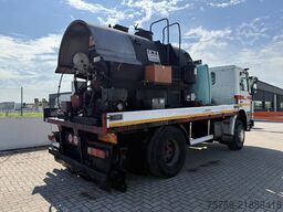 SCANIA P 93.220 Bitumen-Tank mit Asfaltstreuer