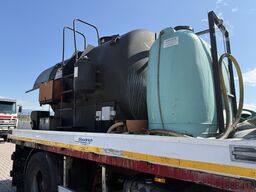 SCANIA P 93.220 Bitumen-Tank mit Asfaltstreuer