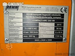 REHM COMPACT-ARC 200 VM (2015)+MOTOMAN NX100