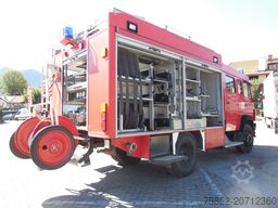 Mercedes-Benz 1124 AF LF 16 Löschfahrzeug Schlauchhaspel Metz Pumpe Feuerwehr