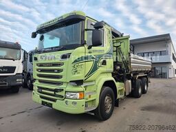 SCANIA R490 / 6X4 / Blatt / 18m Hiab Kran