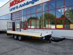 Möslein TTT 11 5,2 BR Weiß  Neuer Tandemtieflader mit Breiten Rampen