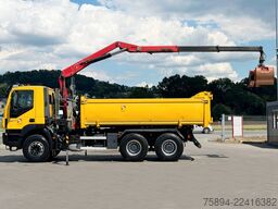 IVECO TRAKKER 360 * Kipper 4,90m* KRAN/FUNK*6x4