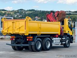 IVECO TRAKKER 360 * Kipper 4,90m* KRAN/FUNK*6x4