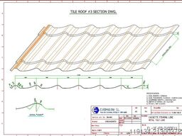 ILKWANG METAL SHEET PROFILING LINE FOR TILE ROOF PANELS