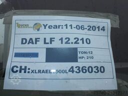 DAF LF 210 + EURO 6 + LIFT