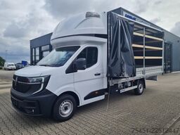 Renault Master 35 Pritsche Schlafkab Schiebe Plane LUFTFEDER