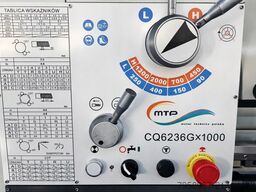 Metal Technics Polska Tokarka Uniwersalna 360x1000 MTP