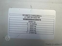 Schmitz Cargobull SCB*S3T / Coil / Tautliner / Disc Brakes
