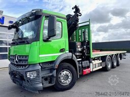 MERCEDES-BENZ AROCS 3240L-8X4-TRIDEM-HIAB X-192E5 KRAN/FUNK/E6