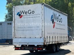 Eggers ZPT 10,5 EL Tandemanhänger Pritsche+Plane