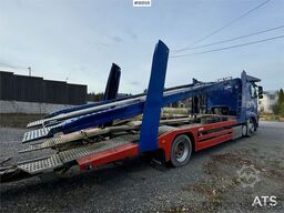 Volvo FH12 4x2 Car freight w/ Lohr trailer