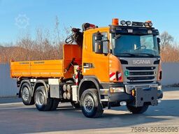 SCANIA G 360 * KIPPER 4,60m * PALFINGER PK 11002/ 6x6