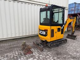 JCB 16C-1 /2022 BJ/939 H/verbr. Laufwerk/3xLöffel