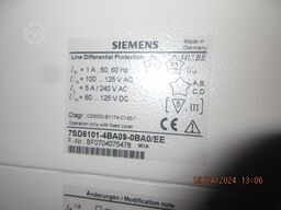 Siemens SIPROTEC 7SD6101-4BA09-0BA0/EE