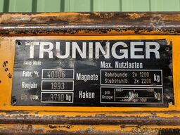 TRUNINGER 2 x 4 ton / 2 x 1200 kg. / 2 X 850 kg.