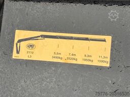 MERCEDES-BENZ 2545 Actros 5 L  Baustoffkran HMF  TOP
