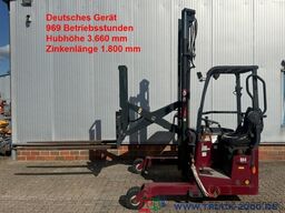 Moffett Mitnahmestapler M4 20.1 Duplex Mast 3.66 m 2.0t.