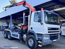 DAF CF 85.410 6x4 Bladgeveerd, Palfinger PK16001, P...