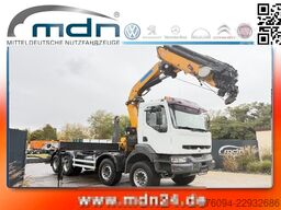 RENAULT Kerax 8x4 Abrollkipper KRAN 27m WINDE FUNK