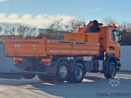 SCANIA G 360 * KIPPER 4,60m * PALFINGER PK 11002/ 6x4