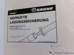 KRONE Mega*Fenstertransport*Staplerhalter*BPW*Hubdach