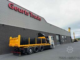 Scania R530 V8 NGS 8X4 TRIDEM MET HYVA 2Z KIPPER + HMF...