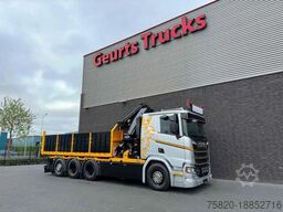Scania R530 V8 NGS 8X4 TRIDEM MET HYVA 2Z KIPPER + HMF...