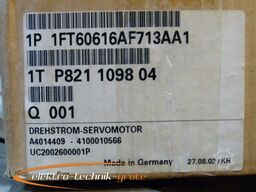 Siemens 1FT6061-6AF71-3AA1 Servomotor - mit 12 Monaten Gewährleistung! -