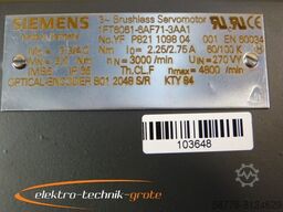 Siemens 1FT6061-6AF71-3AA1 Servomotor - mit 12 Monaten Gewährleistung! -