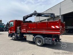 MAN TG-L 8.190.4x2 BL 2-Achs Kipper Kran Hiab 078+Gr