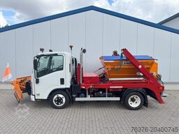 MULTICAR ISUZU NMR Absetzkipp Varioschild+Streuer