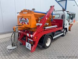 MULTICAR ISUZU NMR Absetzkipp Varioschild+Streuer