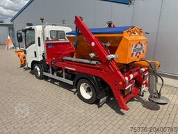 MULTICAR ISUZU NMR Absetzkipp Varioschild+Streuer