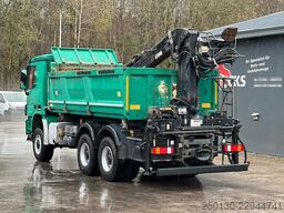 MERCEDES-BENZ Actros 3348 6x6 Kipper mit HIAB 1300RS 83