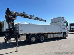 MERCEDES-BENZ ACTROS 2545 L 6X2, RETARDER, PRITSCHE, HIAB XS 166 D-4 PRO, E5